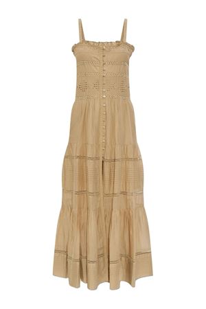 Beige cotton Divine dress MARANT ÉTOILE | RO0708FAC1J15E67LK